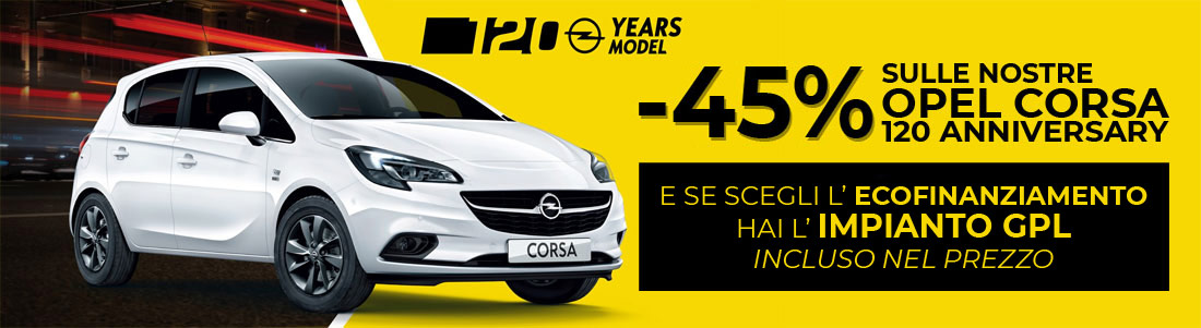 Promozione Opel Corsa